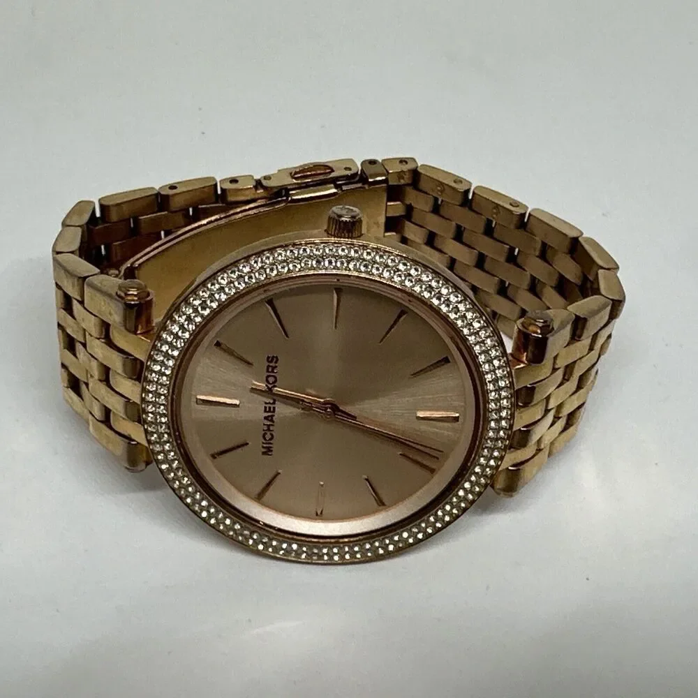 Michael Kors Darci MK3192 Women's Rose Gold Analog Dial Quartz Wrist Watch NUL23